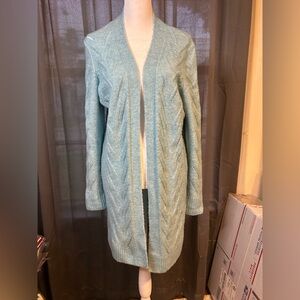 GAP Light Blue Open-Front Cardigan